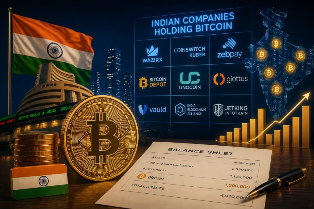 Which Indian Companies Hold Bitcoin on Their Balance Sheet? Miningminds.io