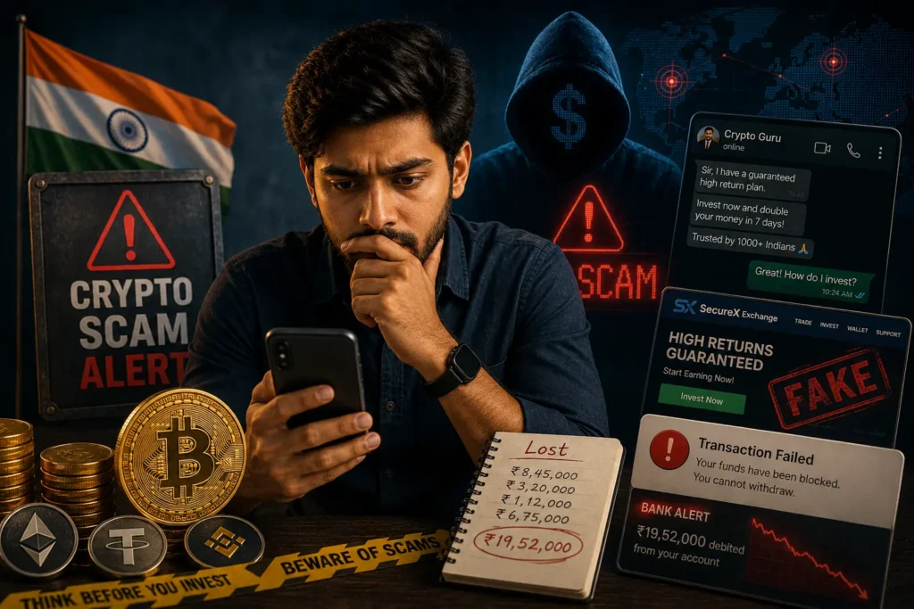 Crypto Scams Targeting Indiansin 2026