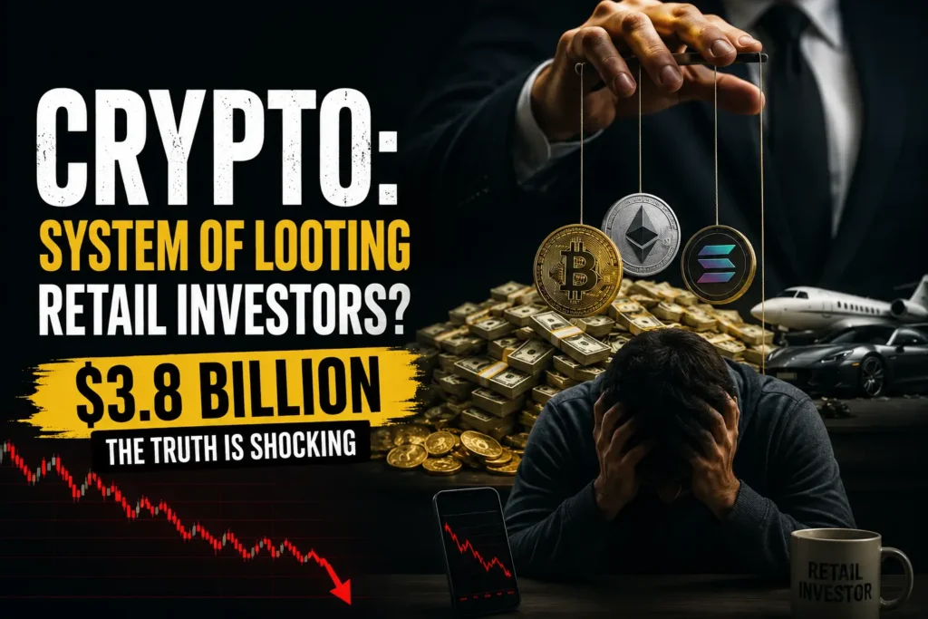 Is Crypto Really a System of Looting Money From Retail Investors? The $3.8 Billion Answer Nobody Wants to Hear