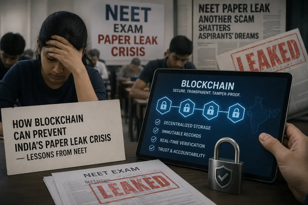 How Blockchain Can Prevent India's Paper Leak Crisis — Lessons From NEET
